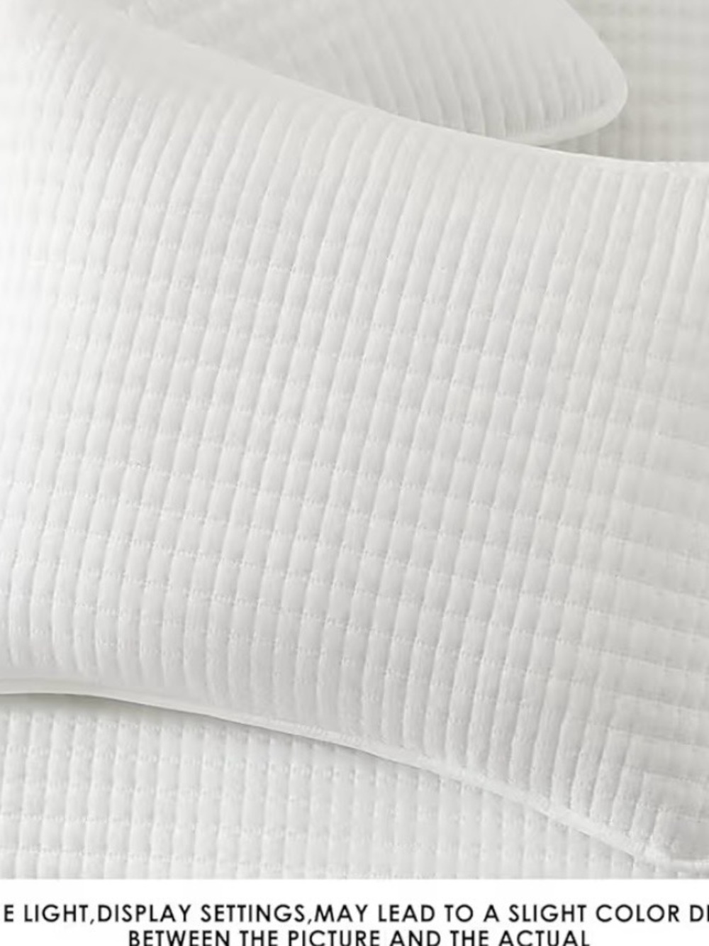 White Waffle-Textured Bedspread - Classic Home Bedding - Picture 5 of 5